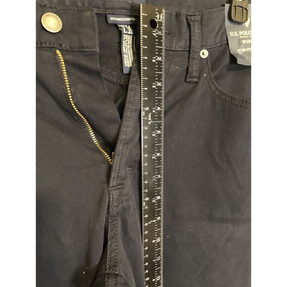 U.S. Polo Assn. Solid Blue Jeans Size 34/32 - Picture 3 of 5